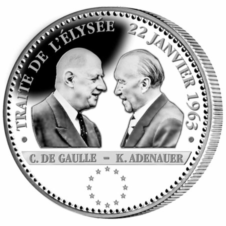 Konrad Adenauer et Charles de Gaulle