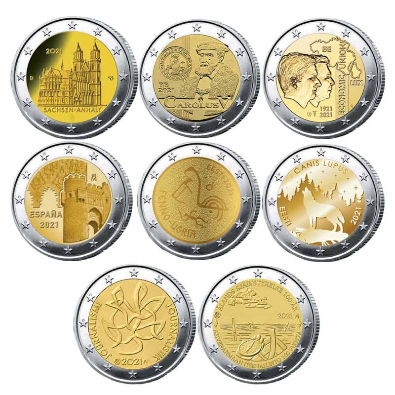 2 1/2 Euro 2022 BU 20è Anniv Introduction Euro Belgique 2,5 Euro Coin