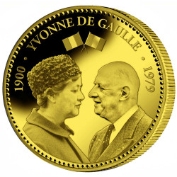 Charles de Gaulle et Yvonne dorée