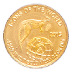 10 Rands Or Rwanda 2015 - Kangourou