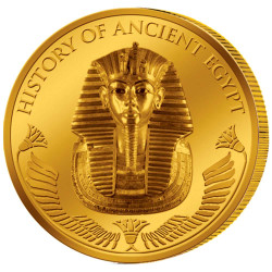 10 Dollars Or Fidji 2010 - Toutankhamon