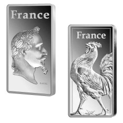 Lot 2 lingots Argent 1g