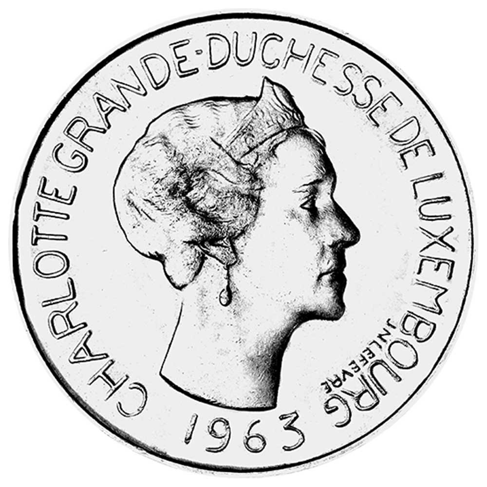 100 Francs Argent Luxembourg 1963 - Charlotte