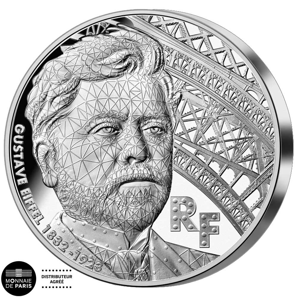 25 Euro Argent France BE 2023 - Gustave Eiffel