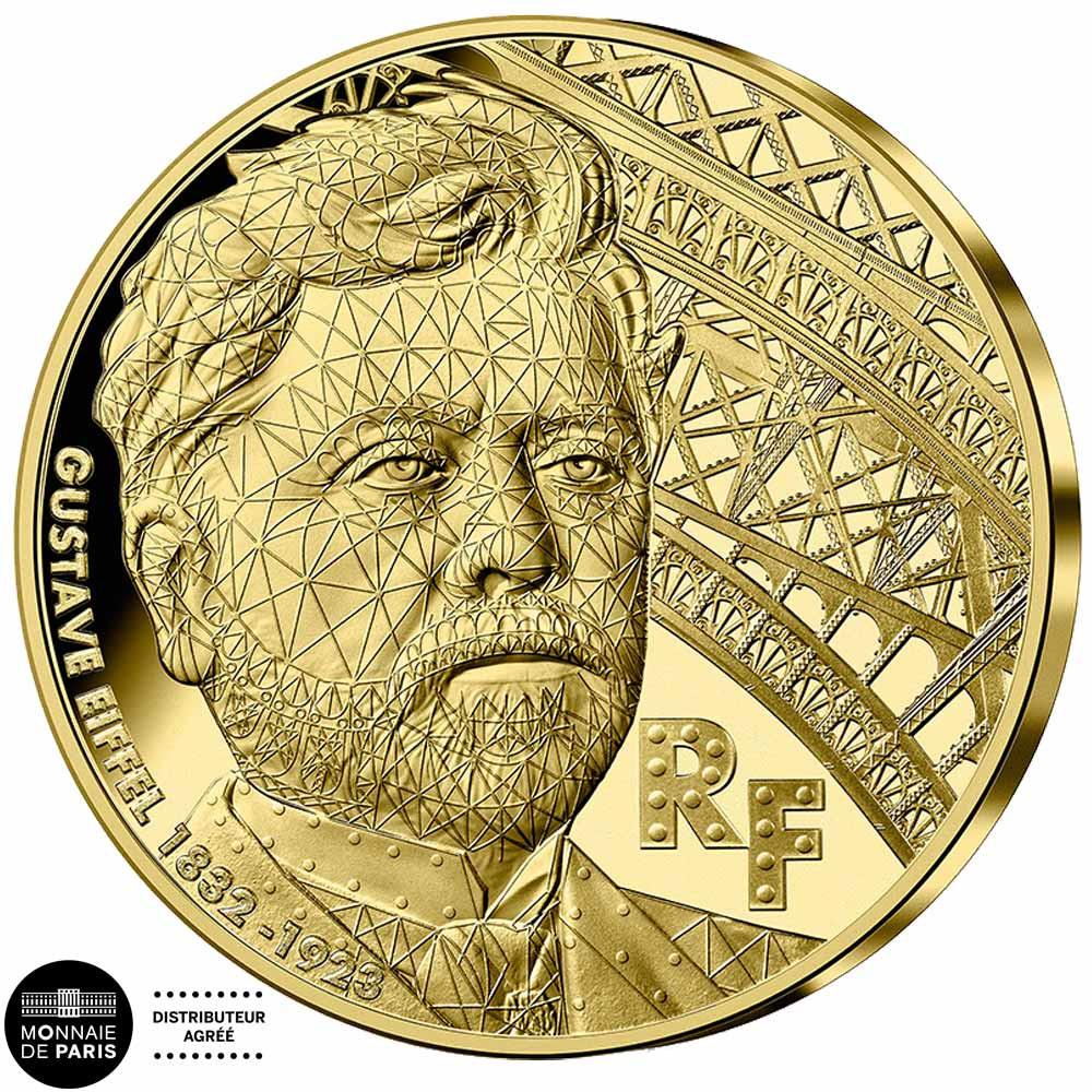 200 Euro Or France BE 2023 - Gustave Eiffel