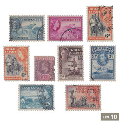 10 timbres Côte de l'Or