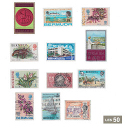 50 timbres Bermudes