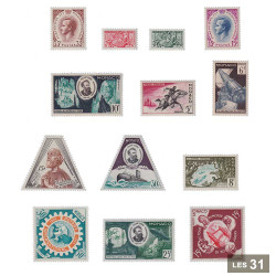 31 timbres les Années de...