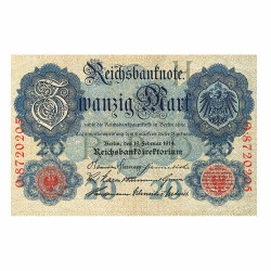 20 Marks Allemagne Reich 1914