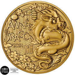 1/4 Euro France 2024 - Année du Dragon