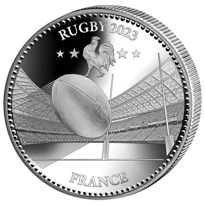 Pièce commémorative 2 euro France 2023 Coincard  Coupe du monde Rugby  - Collection