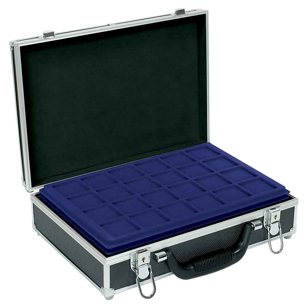 Valise numismatique  avec 8 plateaux