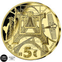 5 Euro Or France BE 2023 - Gustave Eiffel