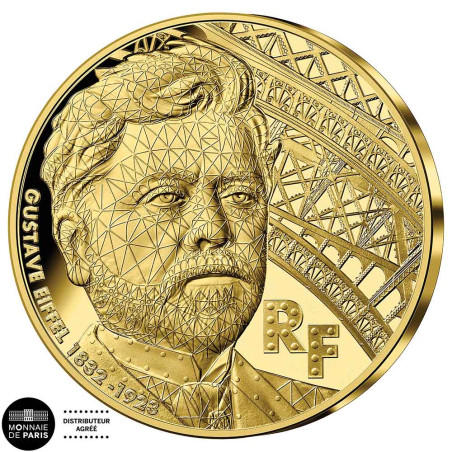 5 Euro Or France BE 2023 - Gustave Eiffel (2)