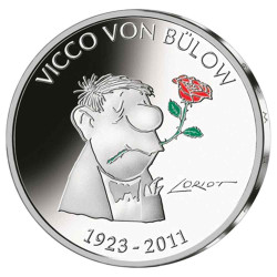 20 Euro Argent Allemagne BU 2023 colorisée - 100 ans de Vicco von Bülow