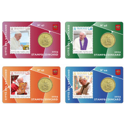 Lot 4 cartes Vatican 2023
