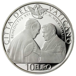10 Euro Argent Vatican BE 2023 - Pape Benoit XVI