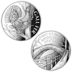 Lot 2 x 1,25 Euro Andorre 2023 - Grand Tétras et Pont de Saint Antoine