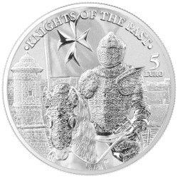5 Euro Argent Malte BU 2023 - Chevaliers du passé