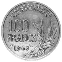 100 Francs Cochet 1958 -...