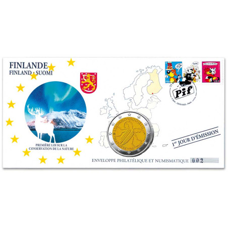 2 Euro Finlande 2023 - Conservation de la nature