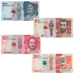 4 billets Colombie 2015