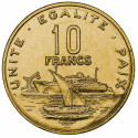 La 10 Francs Djibouti* (2)