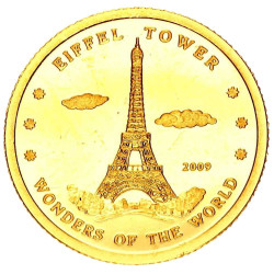 10 Won Or Corée du Nord BE 2009 - Tour Eiffel