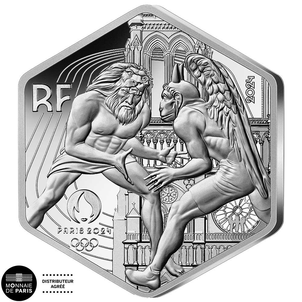 10 Euro Argent Hexagonale France 2024 - Hercule