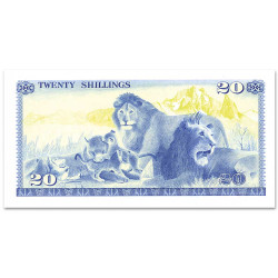 20 Shillings Kenya 1978