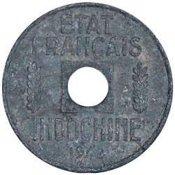 1/4 Centime Zinc Indochine...