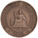 1 Centime Bronze Indochine française 1885-1894