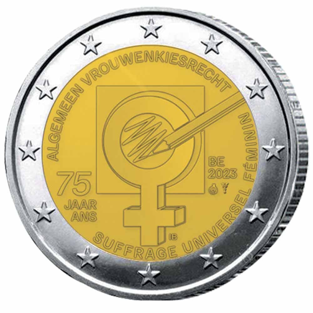 2 Euro Belgique 2023 BU - Suffrage universel féminin