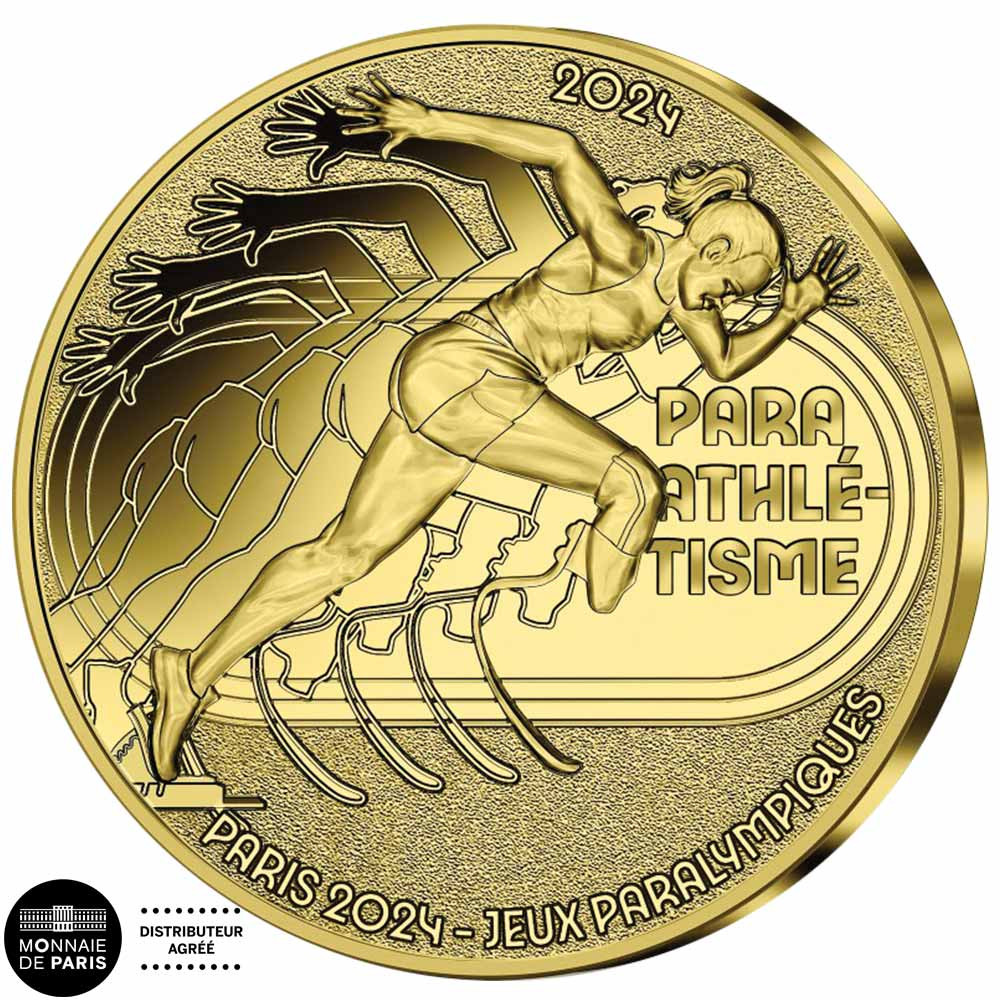 50 Euro Or France BE 2024 - Para athlétisme