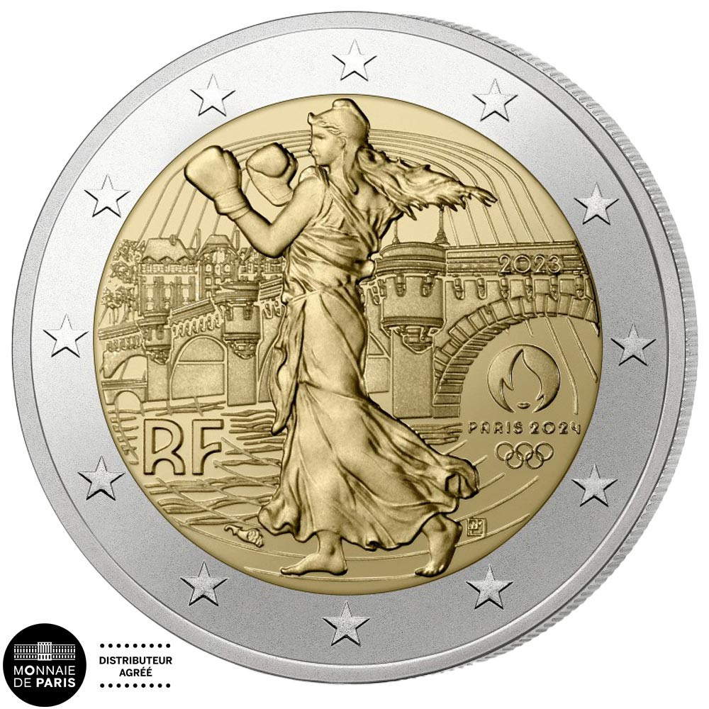 2 Euro France BU 2023 - Paris 2024 - la Semeuse
