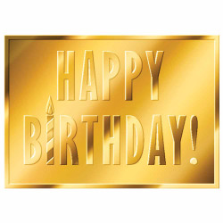3000 Francs CFA Or - Happy birthday