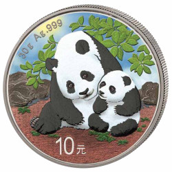 10 Yuan BU 2024 colorisée - Panda