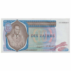 10 Zaïres Congo 1977