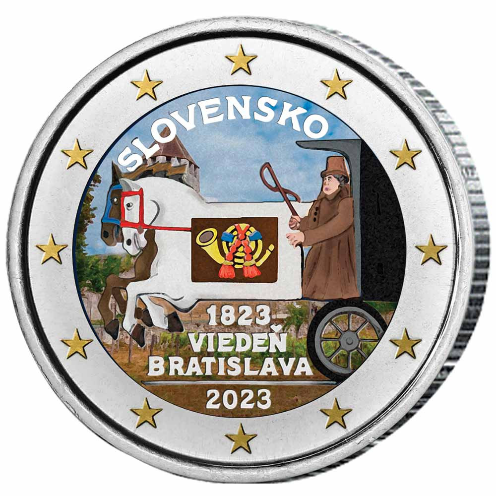 2 Euro Slovaquie 2023 - Courrier express