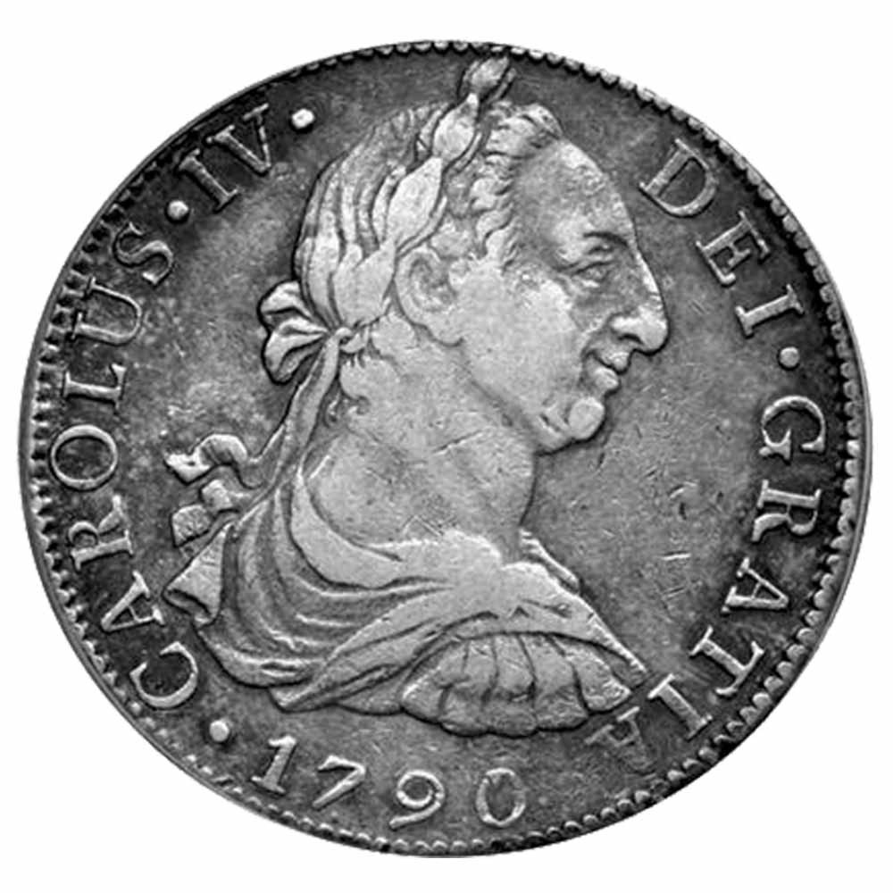 8 Reales Argent Espagne - Charles IV