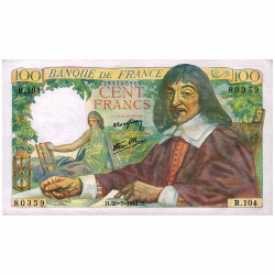100 Francs Descartes
