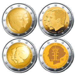 Lot 4 x 2 Euro...