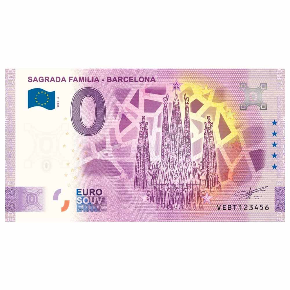 Billet Souvenir 0 Euro - Barcelone - Sagrada Familia