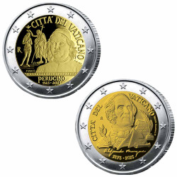 Lot 2 x 2 Euro Vatican BE 2023