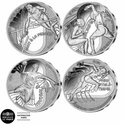 Lot 4 x 10 Euro Argent France BE 2024