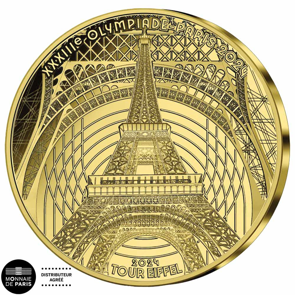 200 Euro Or France BE 2024 - Tour Eiffel
