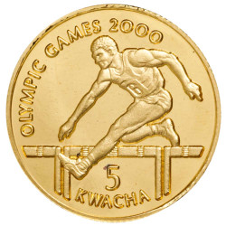 5 Kwacha Or Malawi BE 1999 - Jeux Olympiques 2000