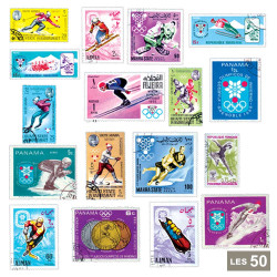 50 timbres JO Grenoble 1968