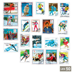 50 timbres JO Albertville 1992