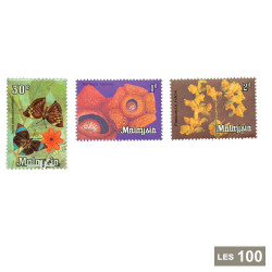 100 timbres Malaisie